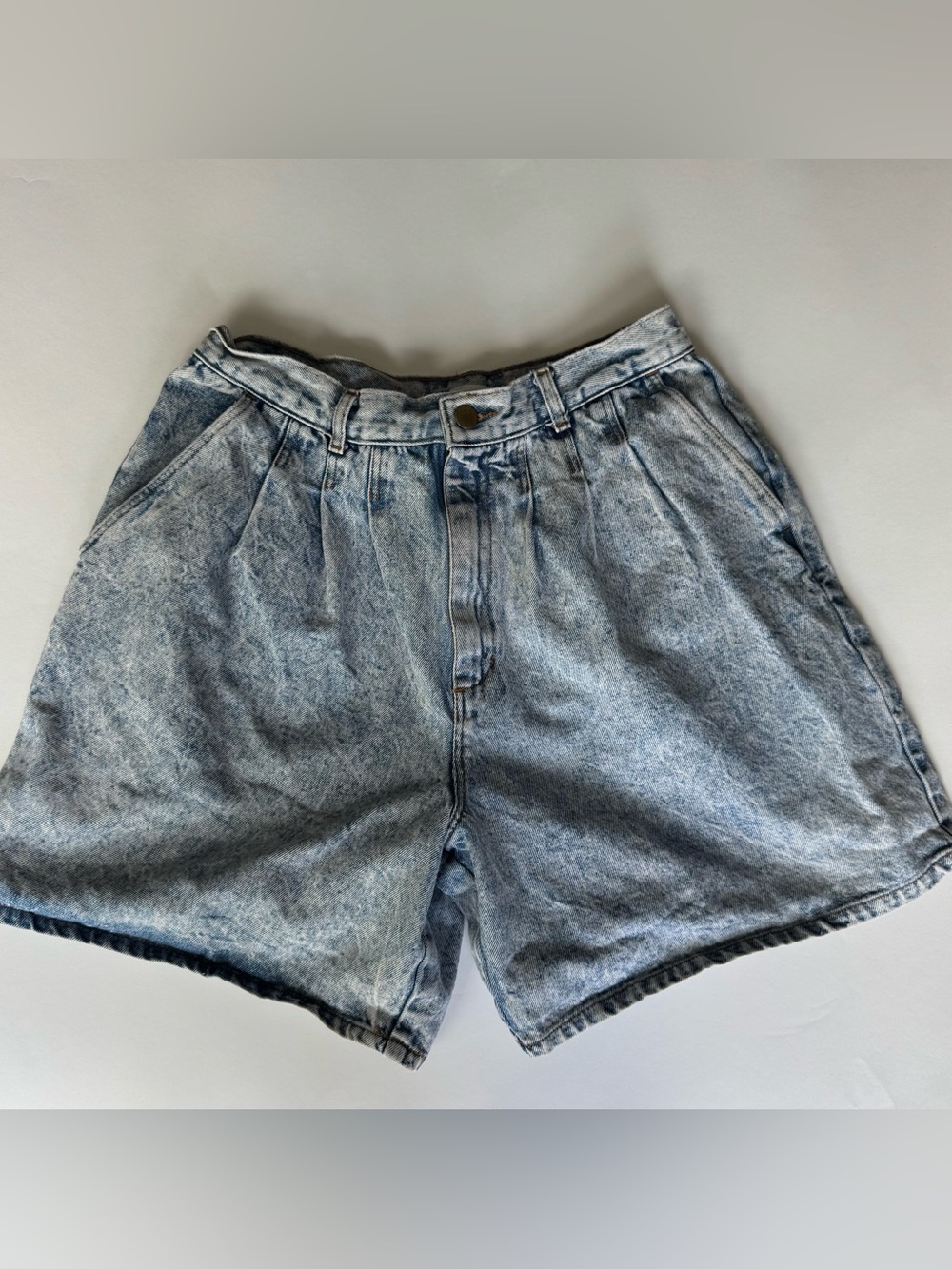 Vintage Acid Wash denim shorts New Brooks